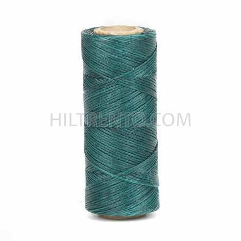 Hilo encerado 1 mm nylon (Poliamida 6.6) - Col. Verde- Bobina 100 mts