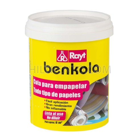 Benkola - Cola para papeles pesados y vinílicos, pegar etiquetas - 1 kg