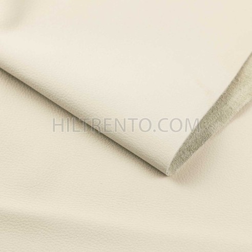 Piel Nobuk lavable grabada, color Marfil (Ivory 6004) , grosor 1,2 - 1,4 mm