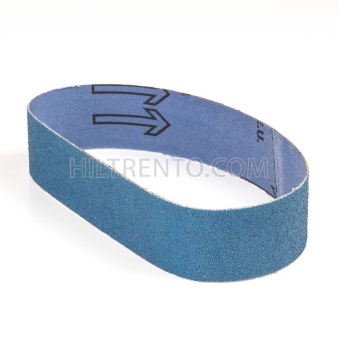 Banda de lija tela azul 435x35 mm grano 60 - x10 uds