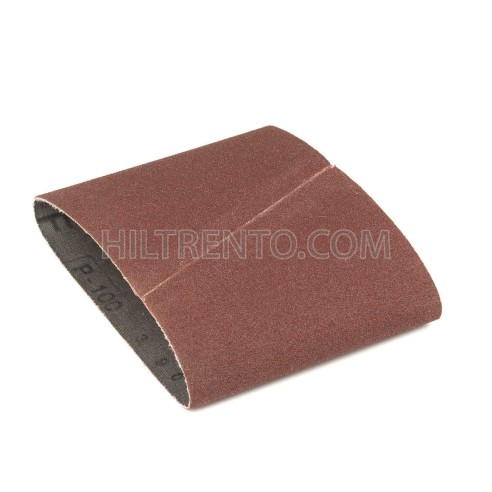 Banda de lija tela roja 281x110 mm grano 100 - Pack 10 uds