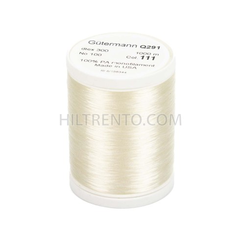 Hilo transparente invisible Gutermann Q291 monofilamento 1000 metros