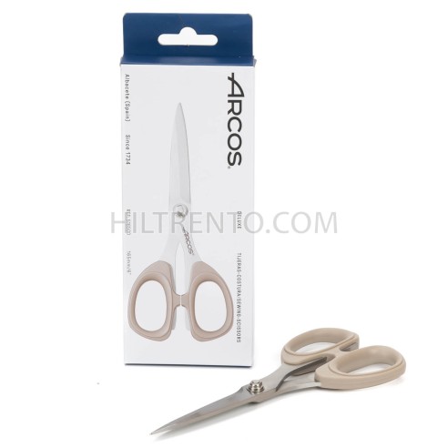 Tijeras costura y cuero 165 mm ergonómicas mango plástico ABS Arcos