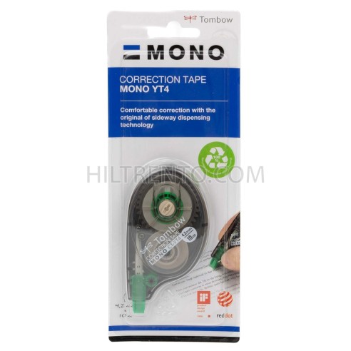 Corrector de cinta alta precisión Tombow Mono CT-YT4  4 mm x 10 m