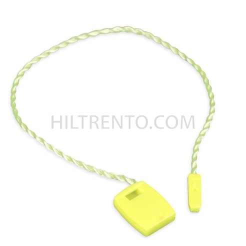 Marchamo plano amarillo fluor - 1000 uds