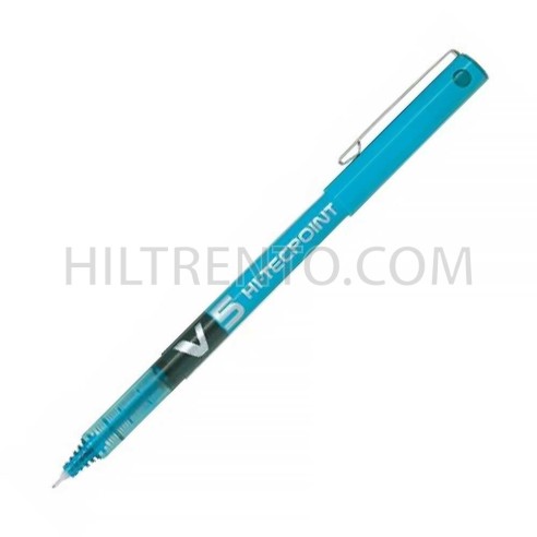 Bolígrafo PILOT V5 Azul claro - Caja 12 uds