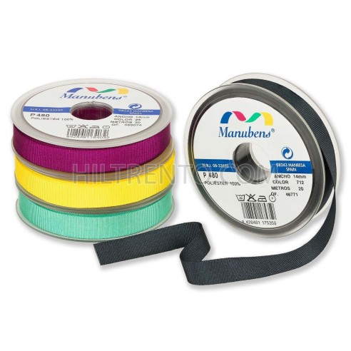 Cinta falla Grosgrain 10 mm Manubens 480 - Carrete 20 metros