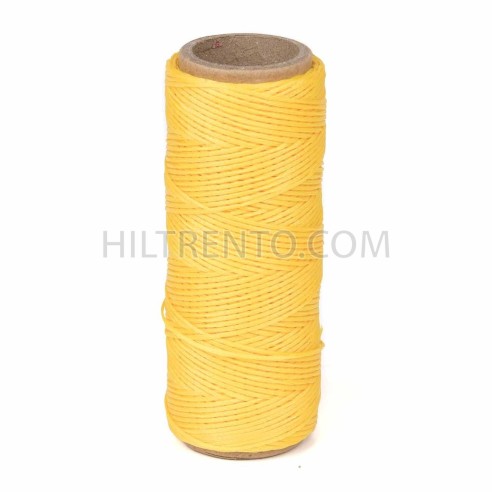 Hilo encerado nylon 1,0 mm - Col. amarillo 040 - Bobina 50 mts