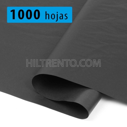 Papel sulfito negro - 1000 hojas