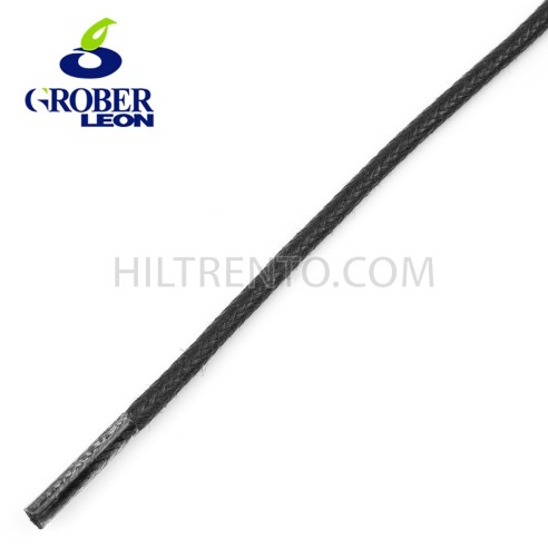 Cordón encerado negro 3 mm GROBER  (50-150 cm) - 144 uds