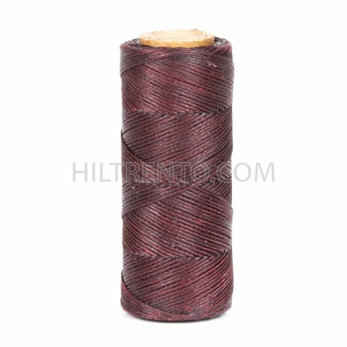 Hilo encerado 1 mm nylon (Poliamida 6.6) - Col. Granate - Bobina 100 mts