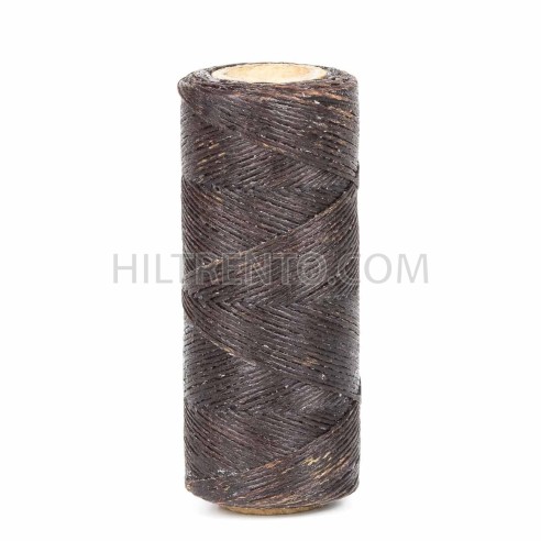 Hilo encerado 1 mm nylon (Poliamida 6.6) - Col. Marrón - Bobina 100 mts