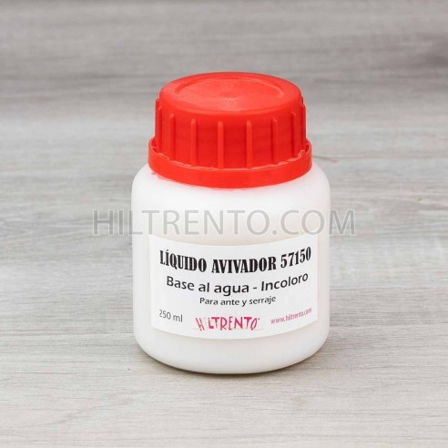 Líquido avivador 57150, da brillo a piel de serraje y ante, base al agua, incoloro - 250 ml